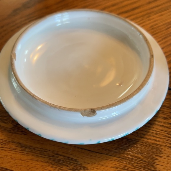 ♦️SOLD♦️Grazia Deruta Green Rooster Box Verde - Picture 5 of 5